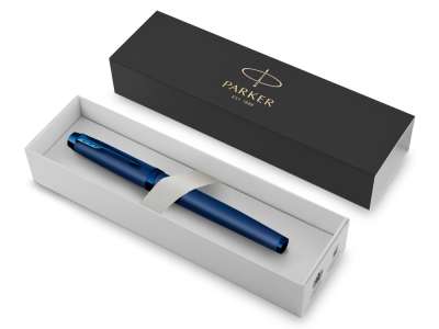 Ручка роллер Parker IM Monochrome Blue под нанесение логотипа