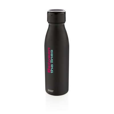 Вакуумная бутылка Swiss Peak с миниатюрными беспроводными наушниками под нанесение логотипа
