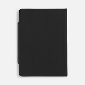 Блокнот Neli, черный с логотипом, рис. 2 — Блокноты BIZGIFT