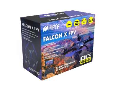 Радиоуправляемый квадрокоптер FALCON X FPV под нанесение логотипа