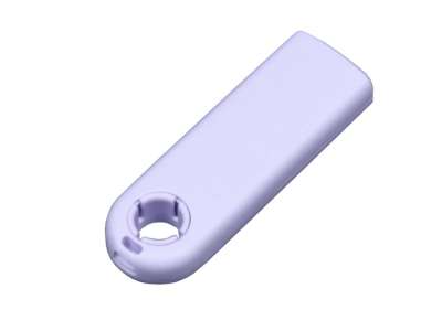 USB 2.0- флешка промо на 64 Гб прямоугольной формы, выдвижной механизм под нанесение логотипа