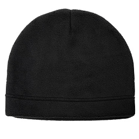 Шапка Fleecy, черная с логотипом, рис. 3 — Шапки BIZGIFT