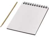 Цветной набор Scratch: блокнот, деревянная ручка фото