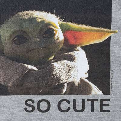 Свитшот детский Baby Yoda под нанесение логотипа
