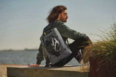 Рюкзак Urban с защитой от карманников, серый под нанесение логотипа