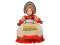 Подарочный набор Деревенские вечера: кукла на чайник, чайник заварной с росписью под нанесение логотипа