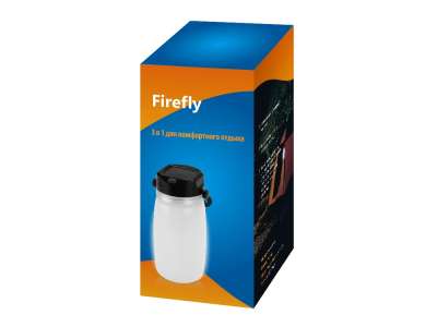 Бутылка Firefly с фонариком и зарядным устройством, 2000 mAh под нанесение логотипа