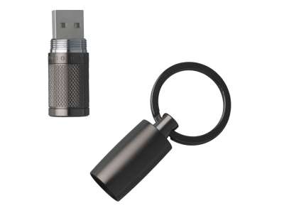 USB-флешка на 16 Гб Pure Matte Dark под нанесение логотипа