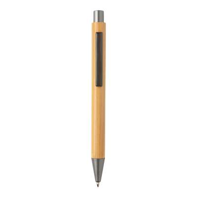 Тонкая бамбуковая ручка под нанесение логотипа
