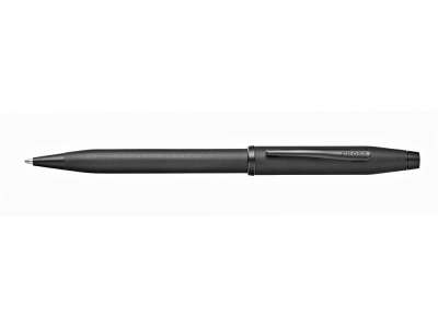 Ручка шариковая Century II Black Micro Knurl под нанесение логотипа