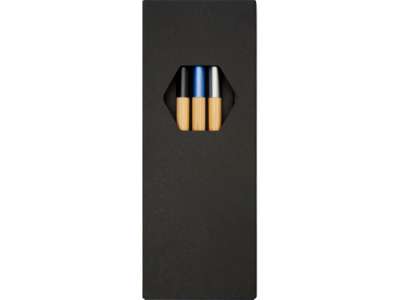 Подарочный набор Kerf с тремя бамбуковыми ручками под нанесение логотипа