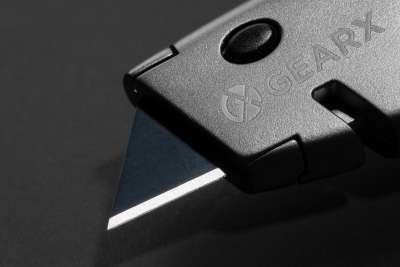 Сверхпрочный строительный нож Gear X под нанесение логотипа