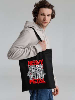 Холщовая сумка Heavy Metal под нанесение логотипа