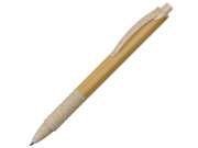 Ручка из бамбука и переработанной пшеницы шариковая Nara фото