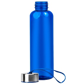 Бутылка для воды VERONA PET COLOR 550мл Синяя с синим 6261.01 с логотипом, рис. 3 — Бутылки для воды BIZGIFT