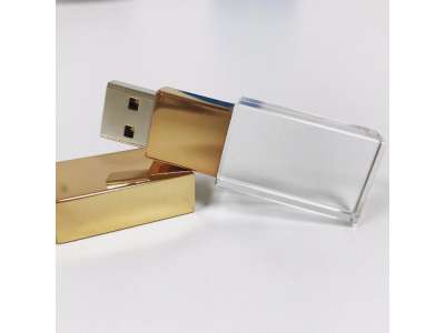 USB 2.0- флешка на 8 Гб кристалл классика под нанесение логотипа