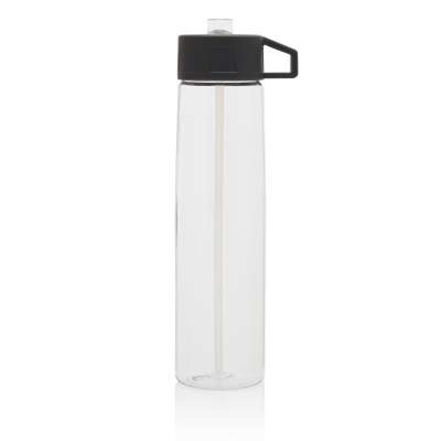 Бутылка для воды Tritan с трубочкой, 750 мл под нанесение логотипа