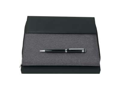 Подарочный набор: ручка шариковая, блокнот А5 под нанесение логотипа