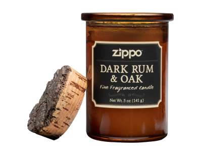 Ароматизированная свеча Dark Rum & Oak под нанесение логотипа