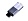 USB 2.0- флешка промо на 16 Гб прямоугольной формы, выдвижной механизм
