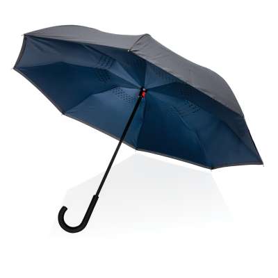 Двусторонний зонт Impact из RPET AWARE™ 190T, d105 см под нанесение логотипа