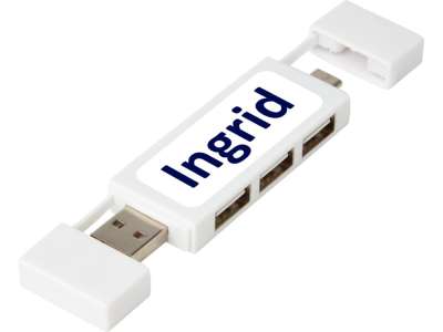 Двойной USB 2.0-хаб Mulan под нанесение логотипа