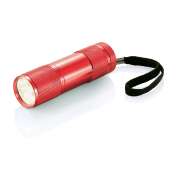 Алюминиевый фонарик Quattro, красный фото