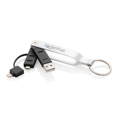 USB-кабель MFi 2 в 1 под нанесение логотипа