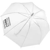 Прозрачный зонт-трость «Прозрачно все» фото