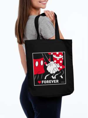 Холщовая сумка «Микки и Минни. Love Forever» под нанесение логотипа