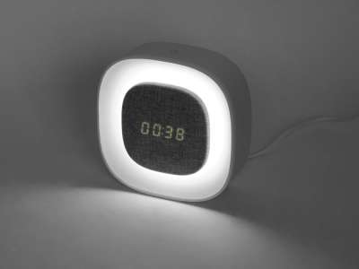 Беспроводные часы с датчиком освещенности и подсветкой Night Watch под нанесение логотипа