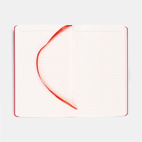 Ежедневник Magnet Shall, недатированный, красный с логотипом, рис. 8 — Недатированные ежедневники BIZGIFT