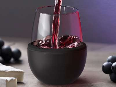 Тумблер для вина WINE KUZIE под нанесение логотипа