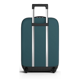Чемодан складной Rollink Vega II 55x40x20 см, 2 колеса, сине-зеленый с логотипом, рис. 8 — Чемоданы BIZGIFT