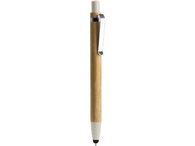 Ручка-стилус шариковая бамбуковая NAGOYA под нанесение логотипа