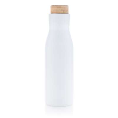 Герметичная вакуумная бутылка Clima со стальной крышкой, 500 мл под нанесение логотипа