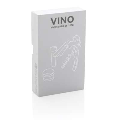Винный набор сомелье Vino, 3 шт. под нанесение логотипа