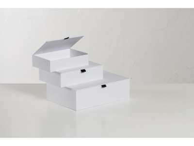 Коробка подарочная White L под нанесение логотипа
