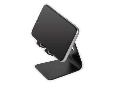 Подставка для смартфона с регулируемым углом Swip, металл под нанесение логотипа