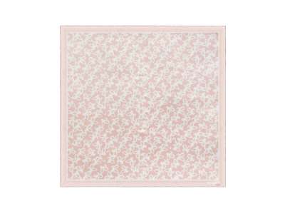 Шелковый платок Hirondelle Light Pink под нанесение логотипа