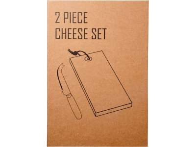 Набор для сыра из 2 предметов Reze под нанесение логотипа