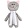 Мягкая игрушка Beastie Toys, котик с белым шарфом