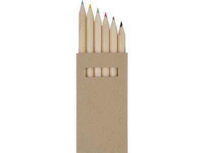 Набор карандашей для раскрашивания Artemaa с 6 предметами под нанесение логотипа