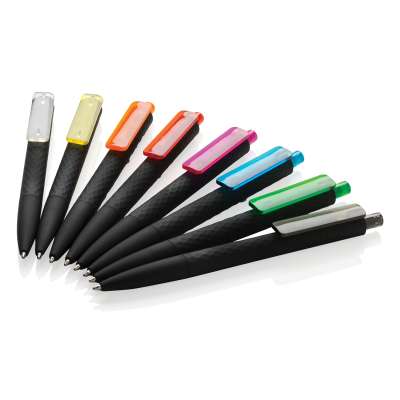 Черная ручка X3 Smooth Touch, черный под нанесение логотипа