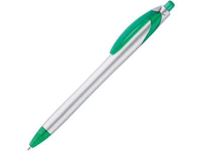 Ручка пластиковая шариковая Каприз Сильвер под нанесение логотипа