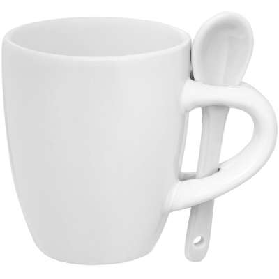 Кофейная кружка Pairy с ложкой под нанесение логотипа