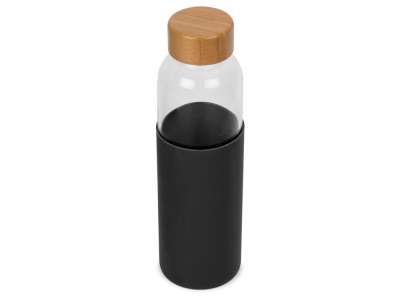 Стеклянная бутылка для воды в силиконовом чехле Refine под нанесение логотипа