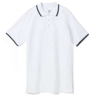 Рубашка поло мужская с контрастной отделкой Practice 270 под нанесение логотипа
