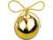 Рождественский шарик Gold под нанесение логотипа