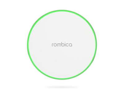Беспроводное зарядное устройство NEO Core Quick c быстрой зарядкой с логотипом Rombica под нанесение логотипа